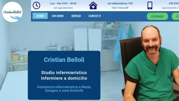 realizzazione sito web per infermiere o osteopata